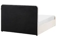 Ottoman Bed LUNAN Boucle White 140 x 200 cm (EU Double)_1048322