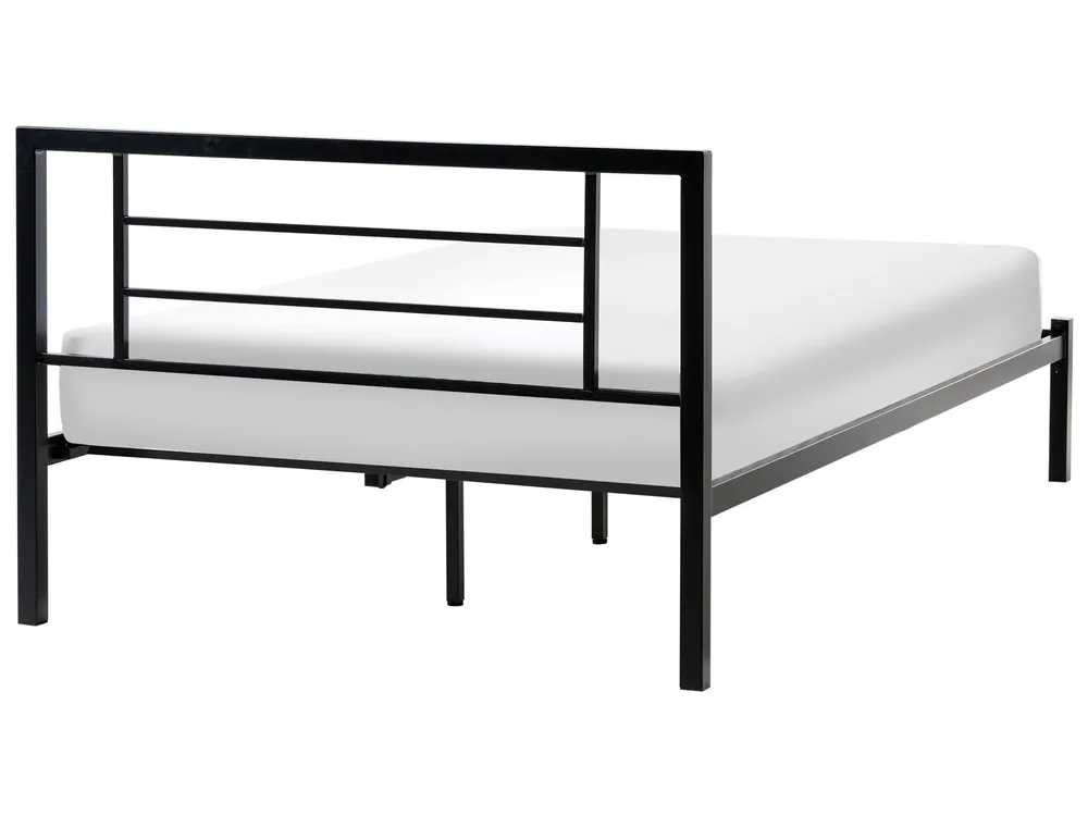 Łóżko Metal CUSSET 120 x 200 cm Czarny_1026478