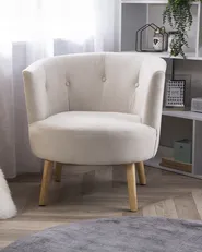 Armchair ODENZEN Fabric Off-White_710463