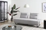 Sofa 3 Seater FAXEN Fabric Grey_1025214
