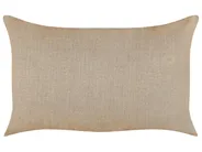 Zestaw 2 poduszek dekoracyjnych BANORI 30 x 50 cm Len Beżowy Jednolity_903799