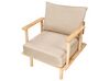 Ensemble de canapé et fauteuil en tissu beige ASKER_932695