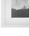 Wall Gallery of Landscapes 6 Frames White ZINARE_819486