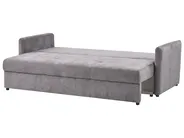 Divano letto 3 posti HOLSEN con contenitore Ciniglia Tortora_947117