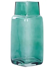 Wazon na kwiaty MERBAKA 26 cm Szkło Szmaragdowy_838290