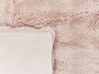 Faux Fur Bedspread 150 x 200 cm Pink SALKA_917375
