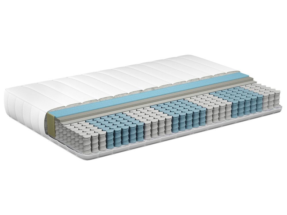 Matelas à ressorts ensachés en mousse à mémoire de forme BREEZE HYBRID 7 PLUS H2/3 Moyen 120 x 200 cm