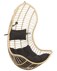 Sedia sospesa da fissare al soffitto PINETO Rattan sintetico (PE) Naturale_765021