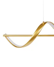 Lampadario a LED KHUTTI Metallo Oro_934403