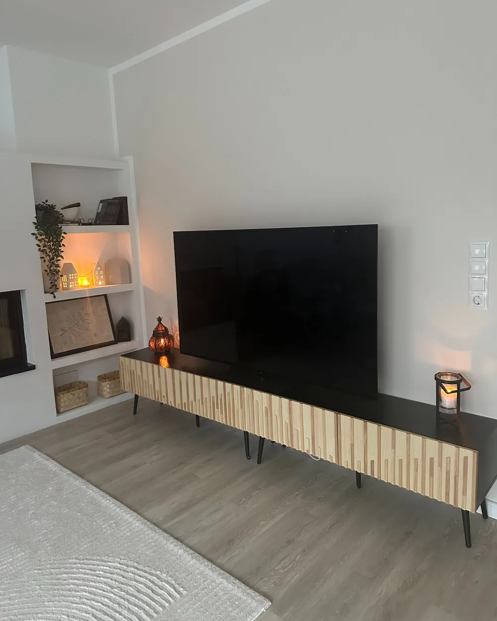 TV-Möbel DALCROSS Braun / Schwarz