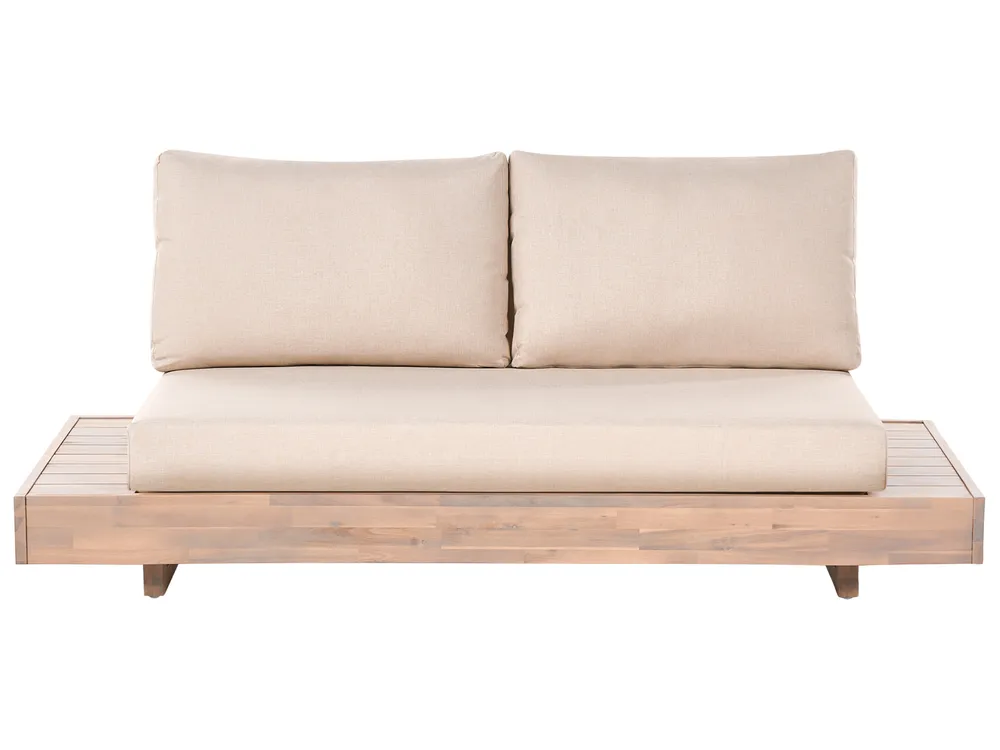 Set da giardino con tavolo 5 posti MARETTIMO Legno di acacia certificato Beige_1154147