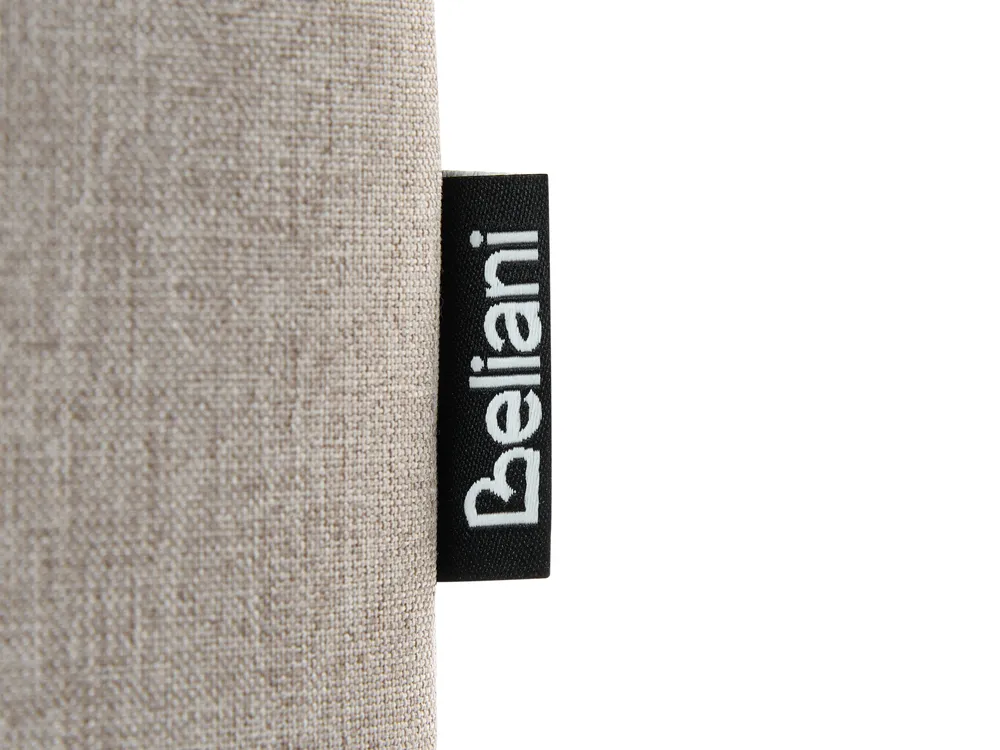 Bett mit Stauraum LAURESSES Stoff Taupe 160 x 200 cm_1153577