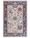 Teppich Baumwolle mehrfarbig 200 x 300 cm orientalisches Muster Kurzflor KABTA_852265