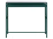 Set cucina da esterno 2 elementi con lavello MAENZA Verde Metallo_1045140