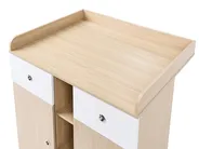 Changing Table Dresser DELISLE Light Brown_1007484