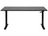Fekete manuálisan állítható íróasztal 160 x 72 cm DESTINAS_899253