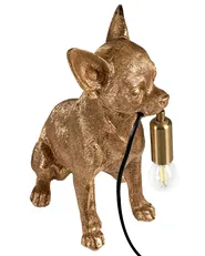 Lampada da tavolo Cane ROCCO Oro_1003472