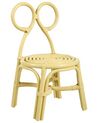 Rattan Kids Chair Yellow MIRTIA_931935