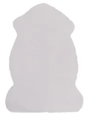 Faux Fur Rug UNDARA Light Grey 60 x 90 cm_812604