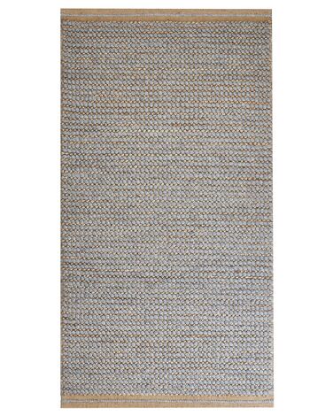 Tapis en laine grise 80 x 150 cm BANOO