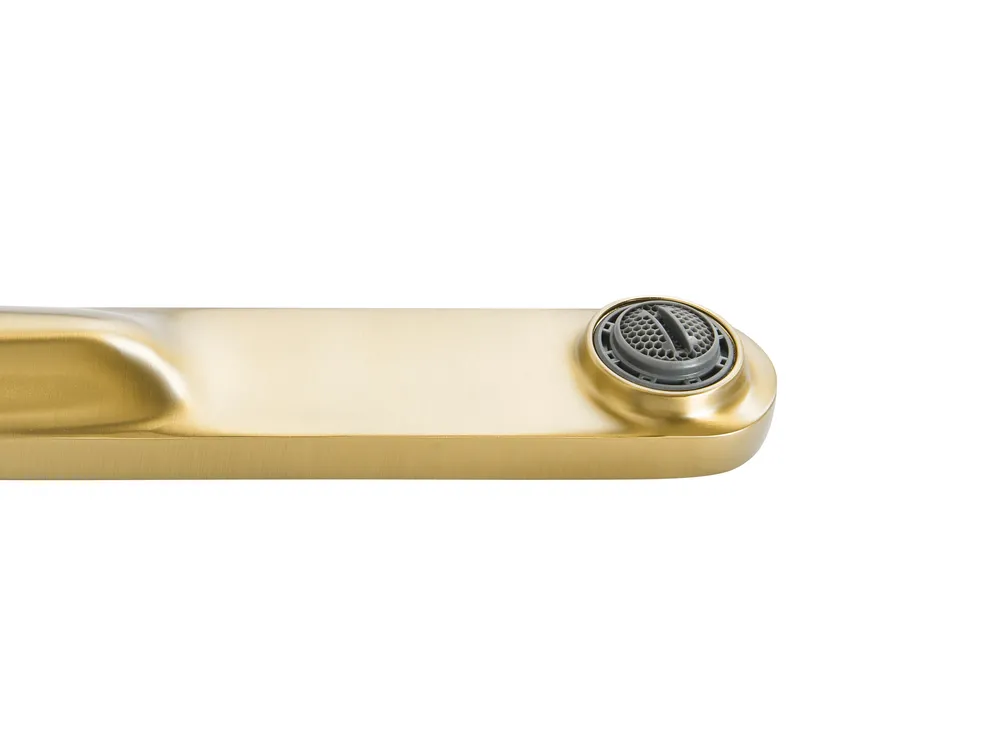 rubinetto miscelatore da parete per lavabo GUATAVIA Ottone Oro_995903