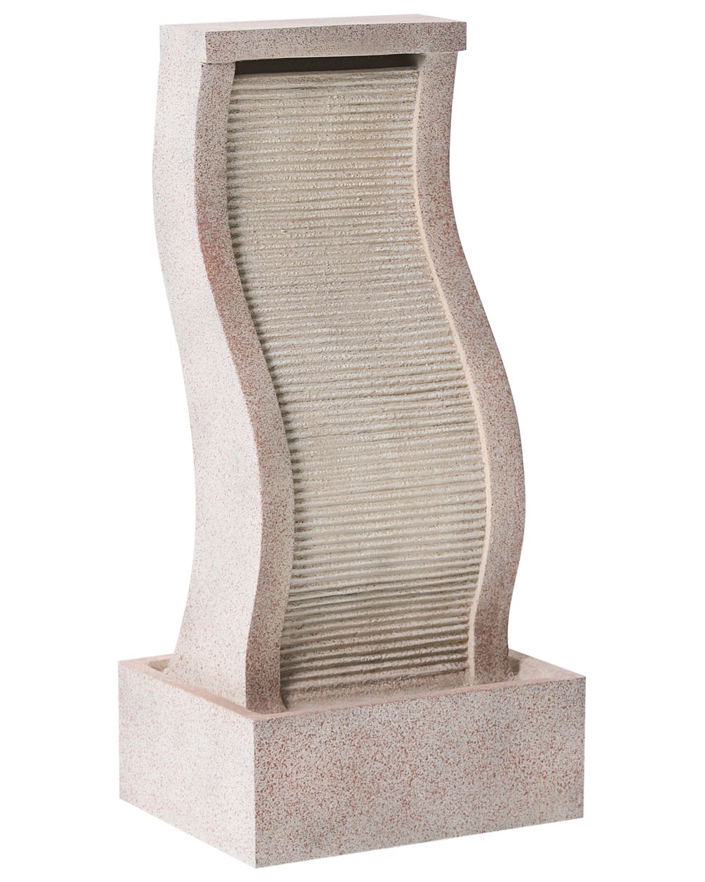 Garden Water Feature LED FORMIGA Beige