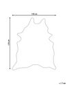 Faux Cowhide Area Rug 130 x 170 cm Black and White BOGONG_820342