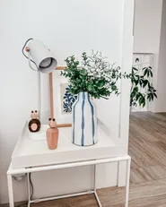 Wazon na kwiaty ASSUS 22 cm Kamionka Biały_877300