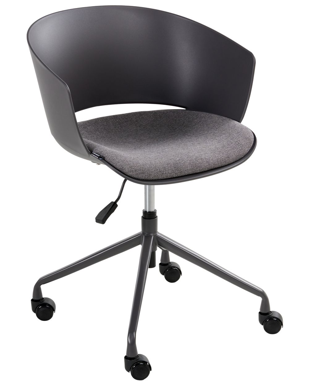 Bürostuhl GLEEFUL Stoff Graphitgrau