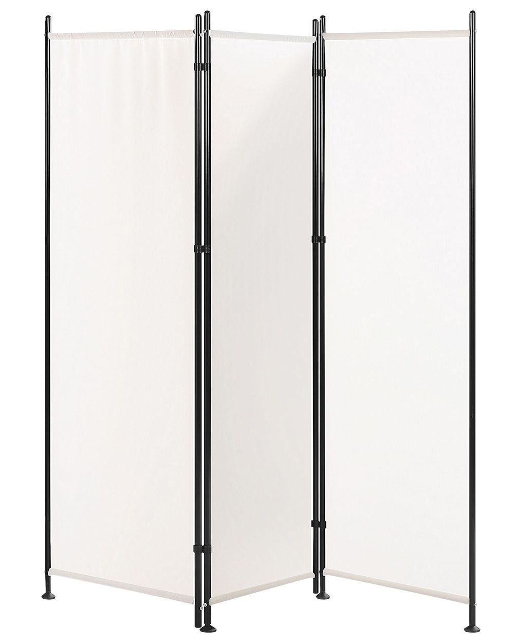 3 Panel Room Divider NARNI 160 cm 170 cm White