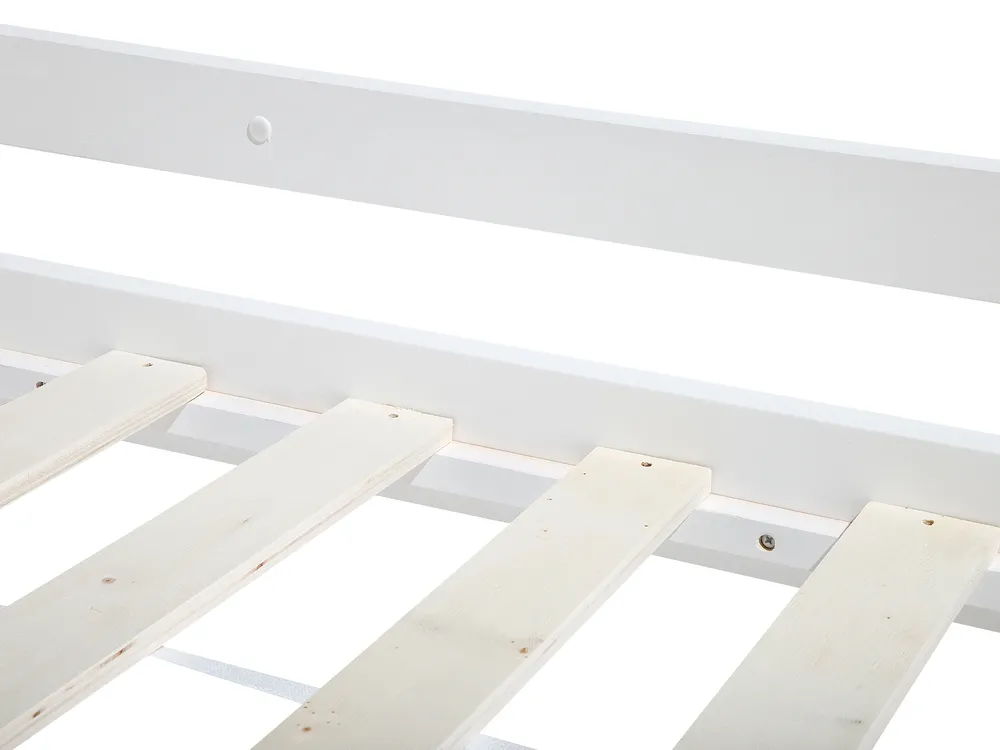 Bunk Bed with Drawers REGAT Pine Wood White 90 x 200 cm (EU Single)_797158