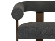 Set da salotto ILBRO Bouclé Nero/Marrone scuro_985037