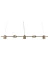 5 Light Metal LED Pendant Lamp Brass SESTRA_815583