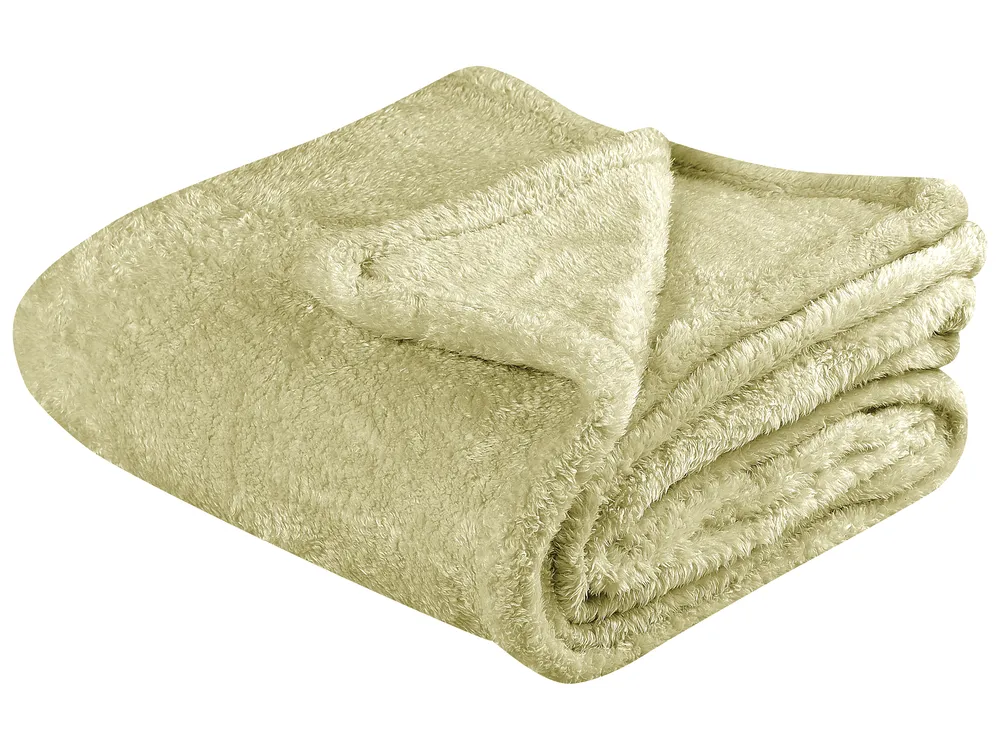 Beliani Manta BAYBURT 150 X 200 Cm Verde | Leroy Merlin