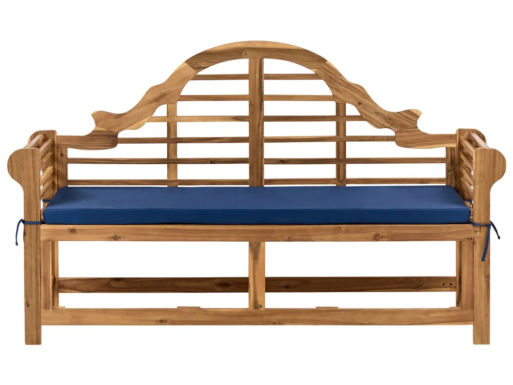 Bench Seat Pad Cushion MARLBORO 151 x 46 cm Blue_1133240