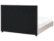 Waterbed Velvet ROUEN 160 x 200 cm (EU King Size) Taupe_1004759