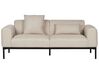 2-seters sofa imitert lin Beige MALMOS _930883