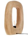 Lampe de table en bois clair AJAY_931043