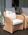 Set da giardino rattan naturale 5 posti ALESSANO_928582