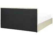Bett mit Stauraum DREUX Stoff Beige 160 x 200 cm_861173