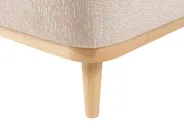 Corner Sofa 3 Seater SIMOS Chenille Beige Left Hand_927934
