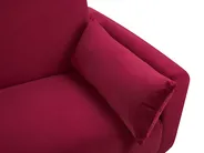 Sofa Bed 3 Seater EINA Velvet Burgundy_762928