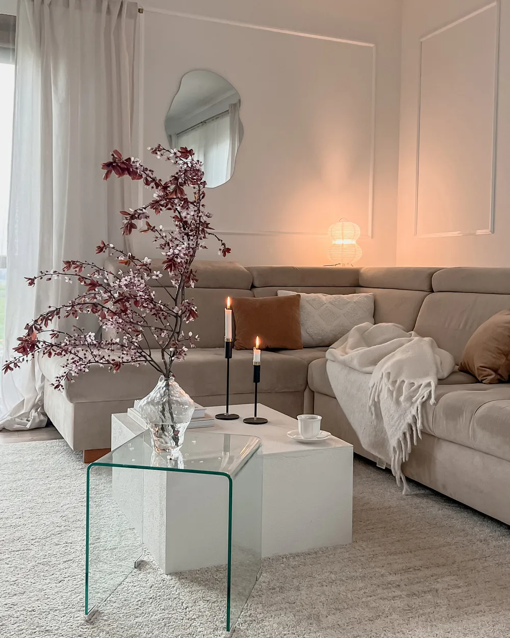 Wall Mirror FALAISE 50 cm 70 cm Silver_892219