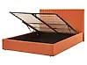 Ottoman Bed VION Velvet Orange 160 x 200 cm (EU King Size)