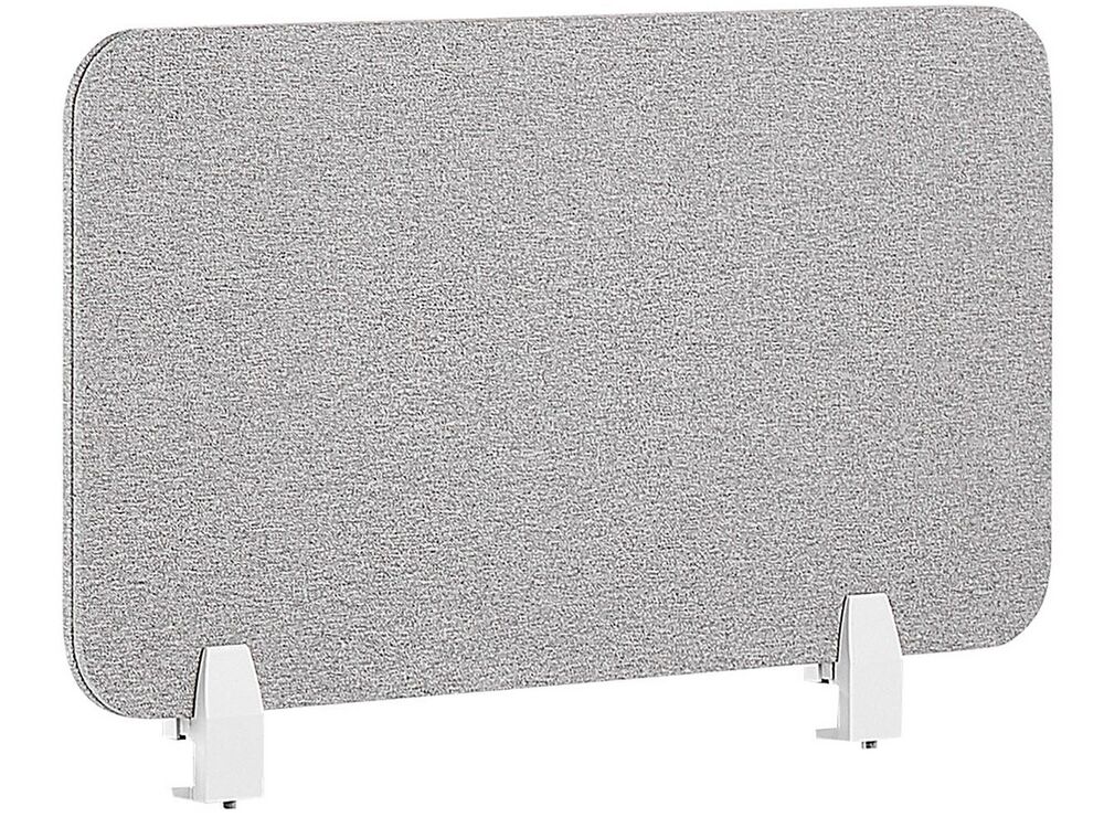 Schreibtischtrennwand WALLY 80 x 40 cm Hellgrau