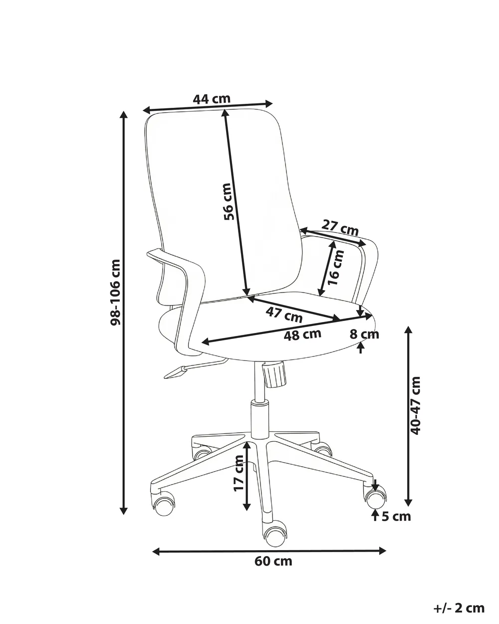 Office Chair LUMA Pastel Pink_1049055