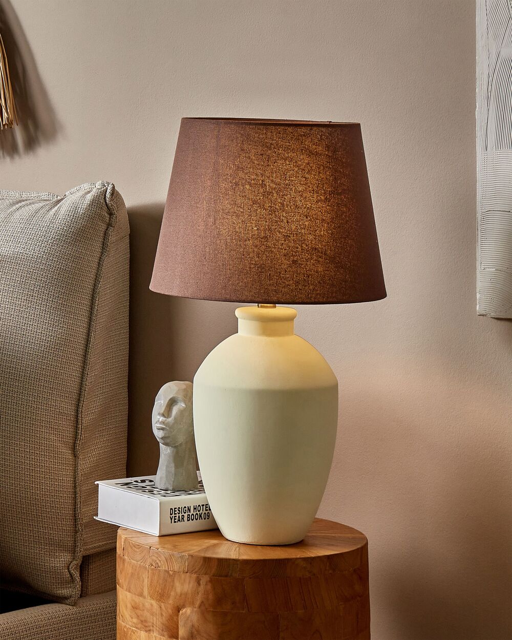 Lampada da tavolo ARCOS Ceramica Bianco