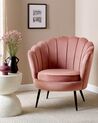 Velvet Armchair Pink LOVIKKA_881469