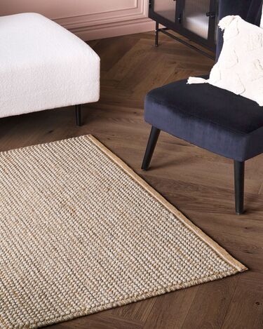 Ullteppe 140 x 200 cm beige BANOO