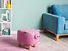 Animal Stool PIGGY Pig Fabric Pink